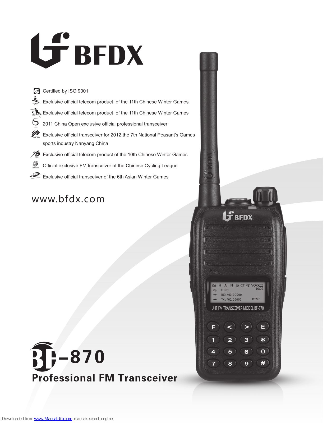 BFDX BF-870 User Manual - ManualMachine.com