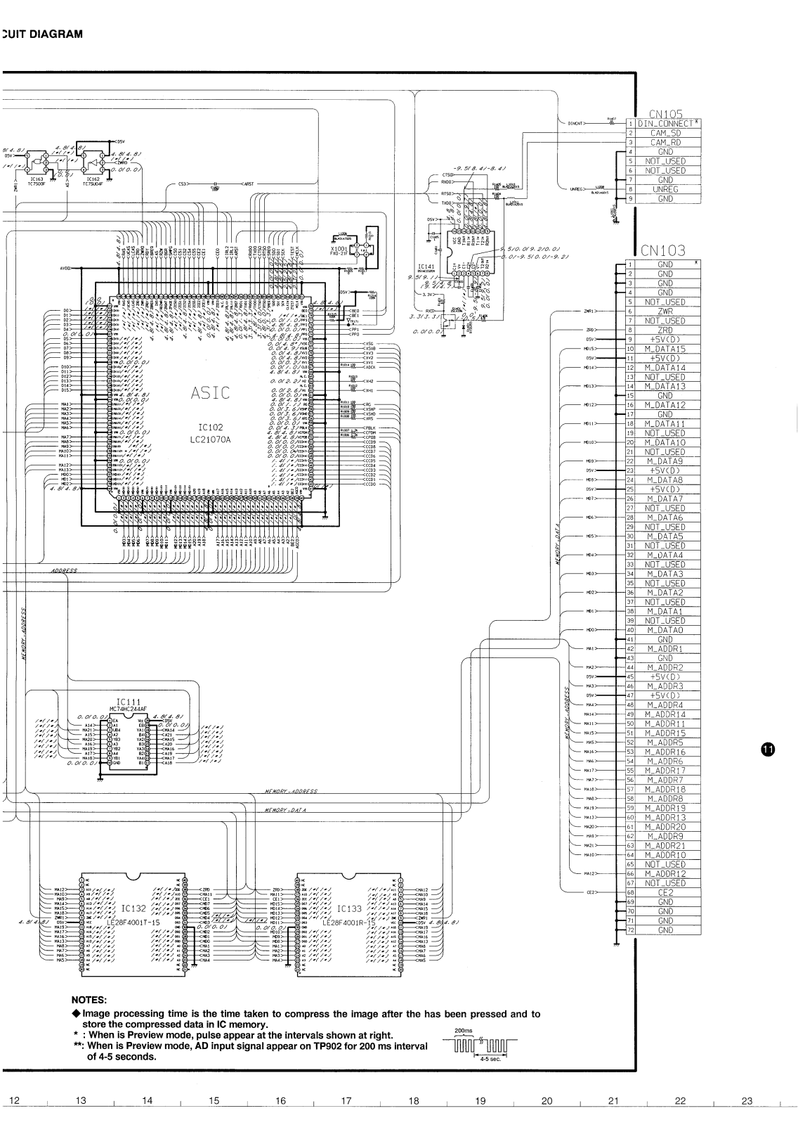 SANYO VPC-G1 CIRCUIT DIAGRAMS