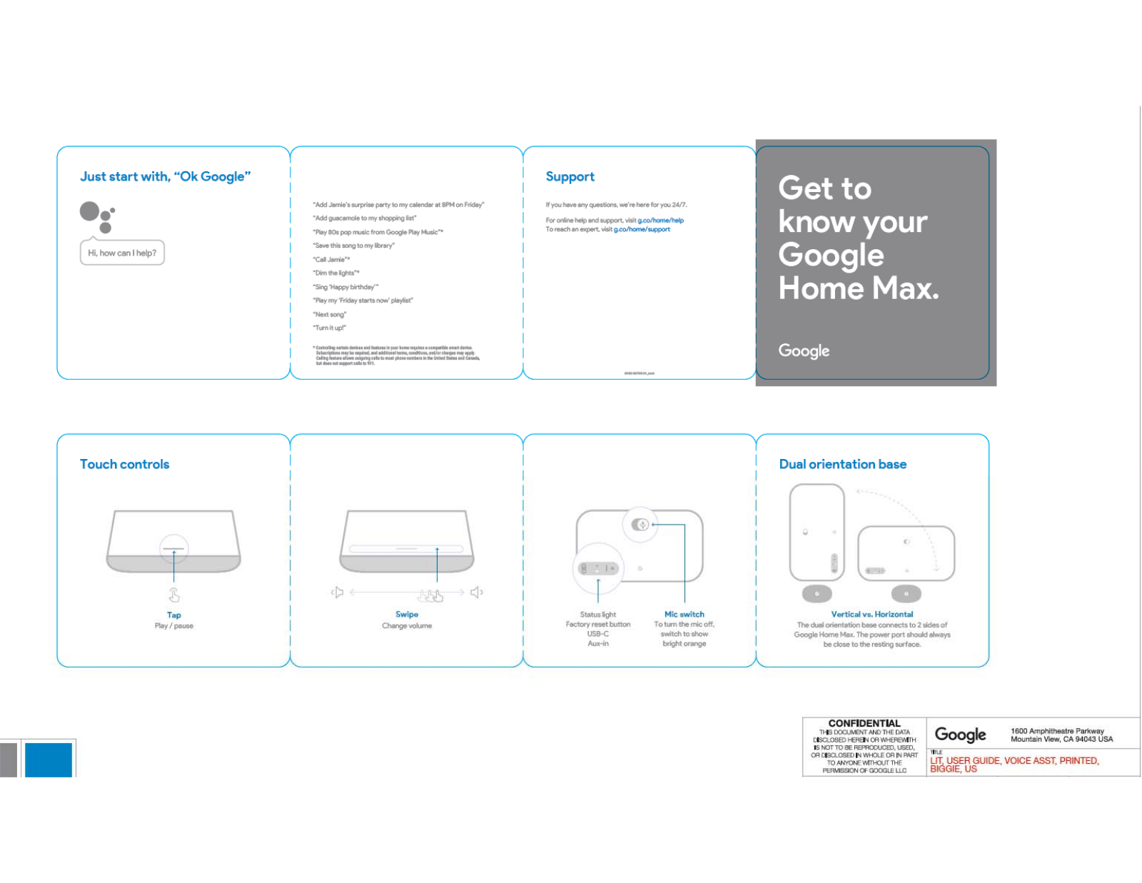 Google H0B User Guide