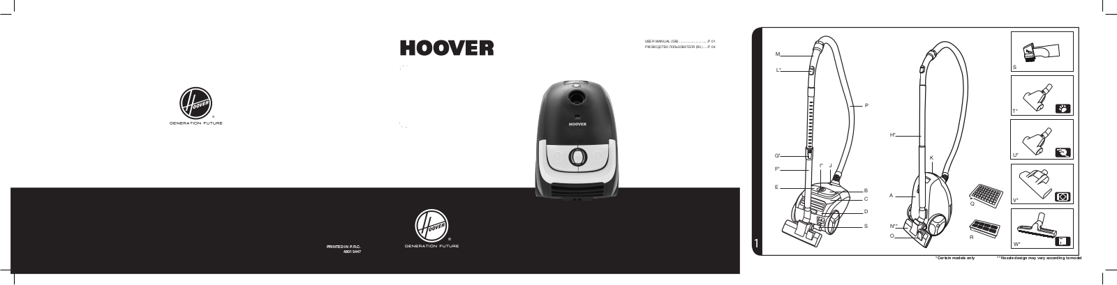 Hoover TCP1401 019 User Manual