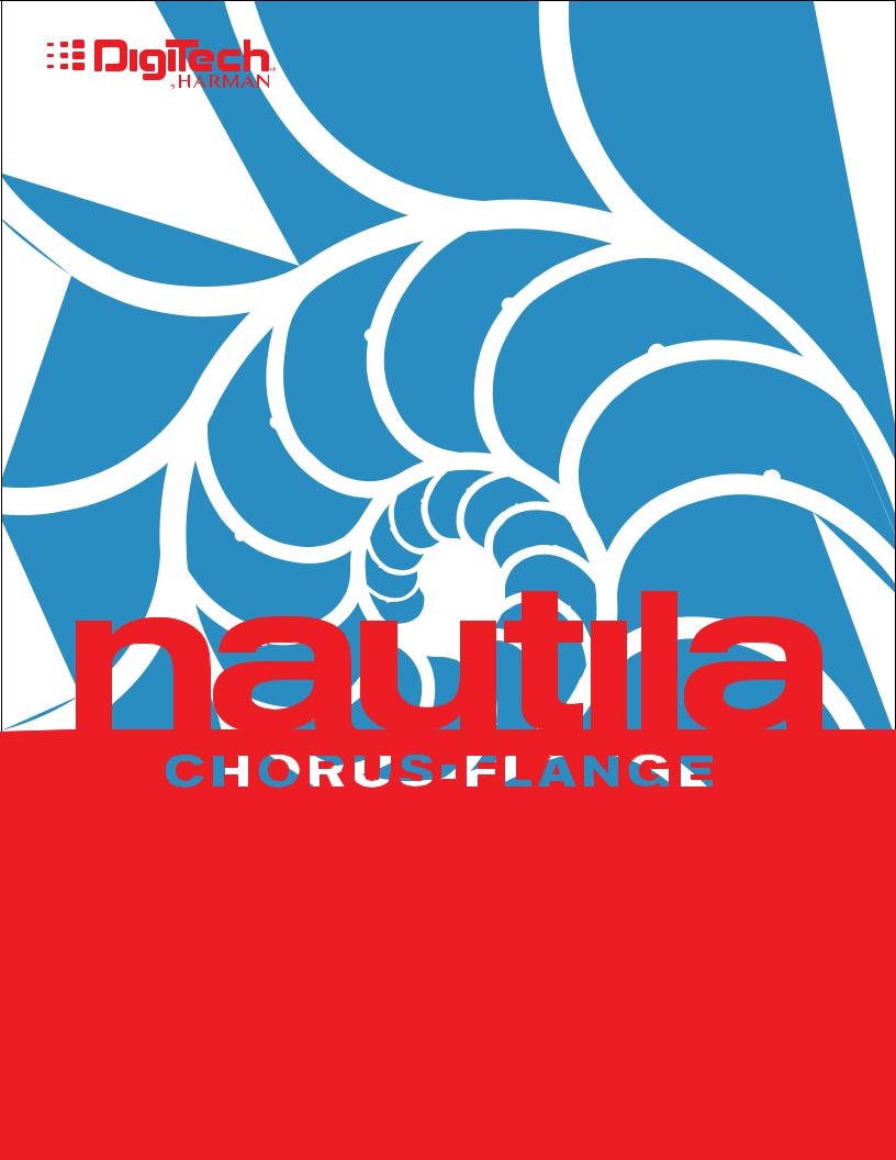 DigiTech Nautila Owner’s Manual