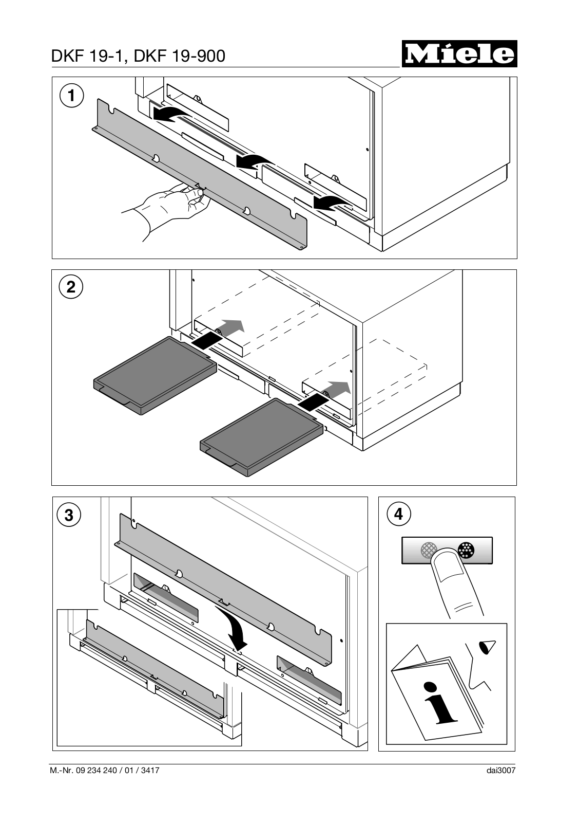 Miele DKF19-1 Installation Guide