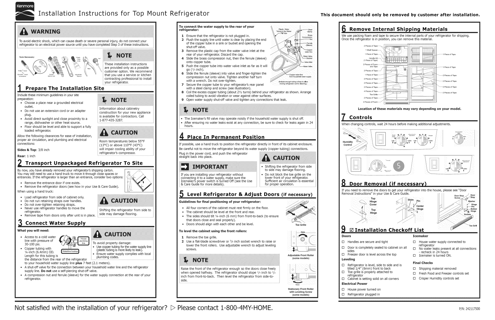 Kenmore 970-42043B Installation Guide - ManualMachine.com