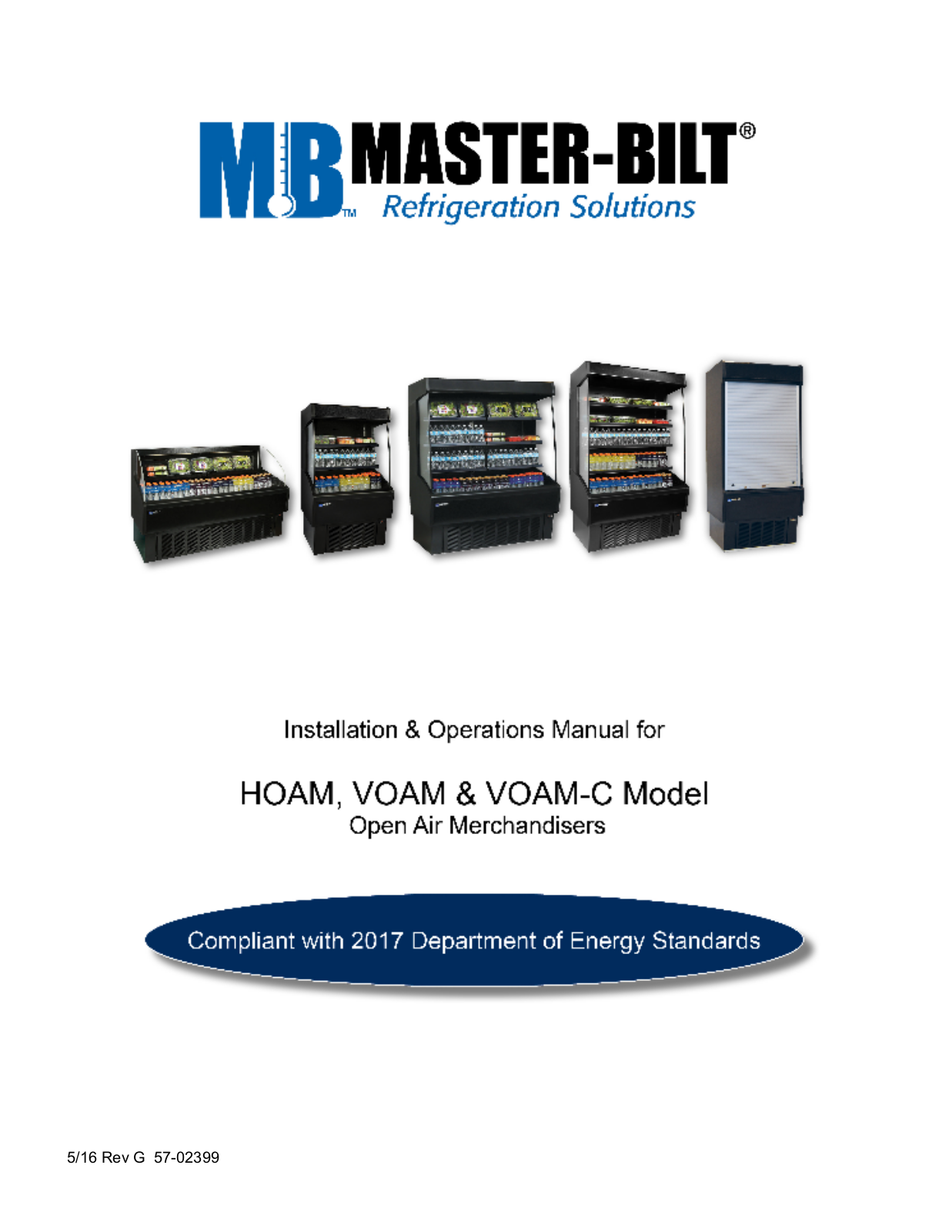 Master-Bilt HOAM 60 Operators Manual