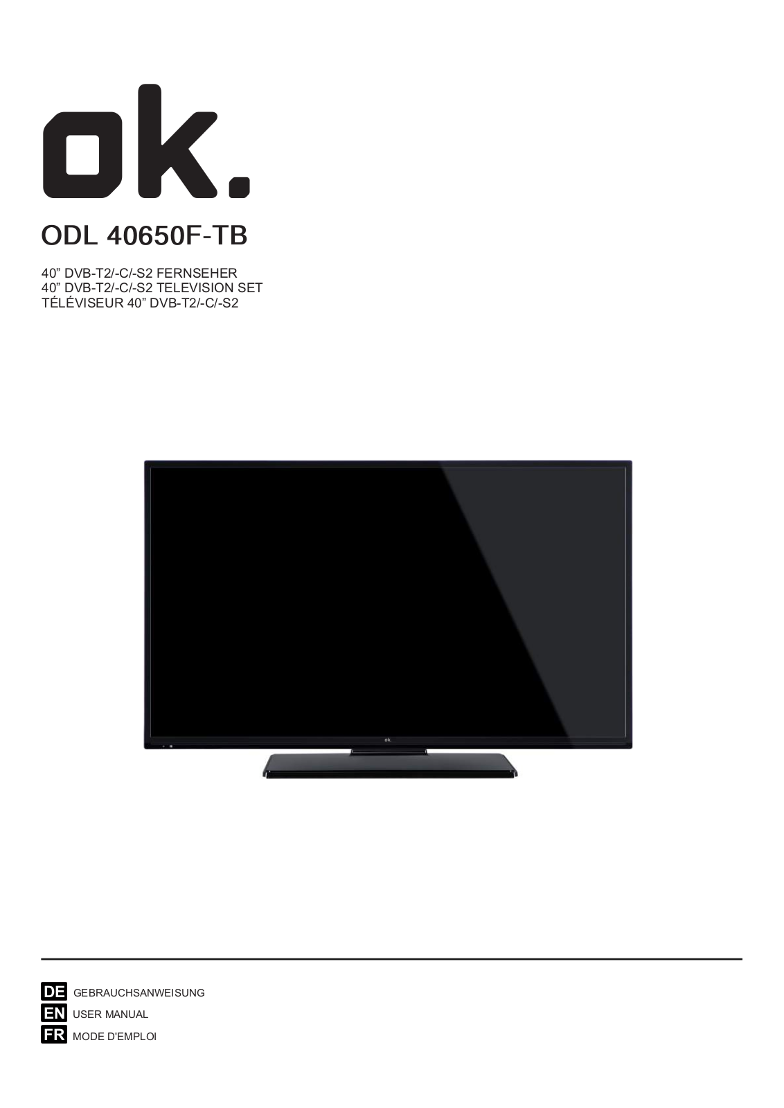 OK ODL 40650F-TB User Manual - ManualMachine.com
