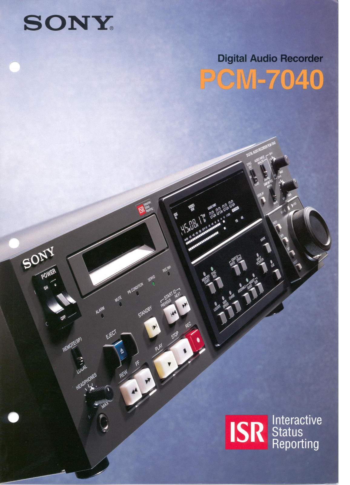 SONY PCM-7040 User Manual