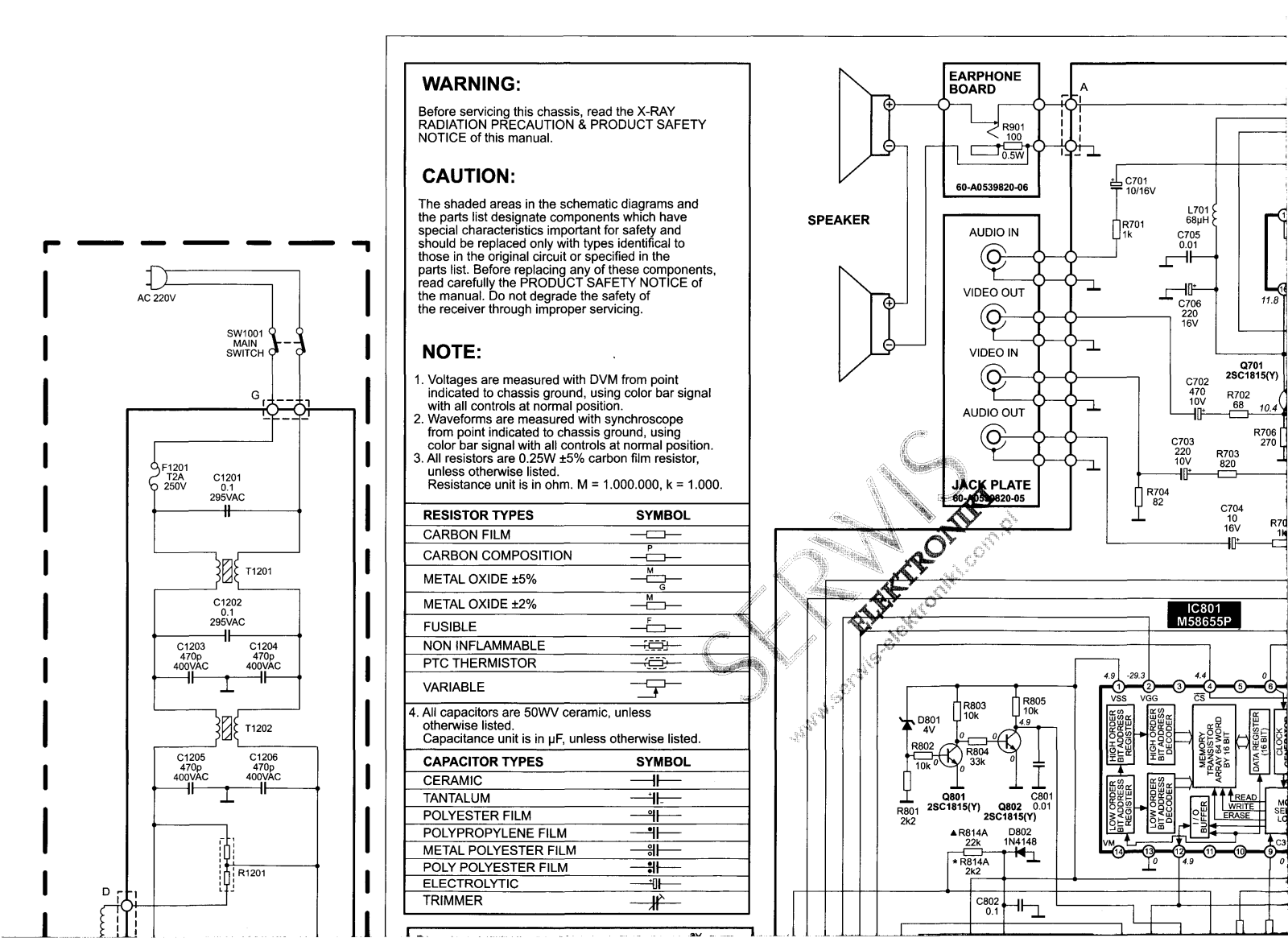 Concord CTV2154 Schematic