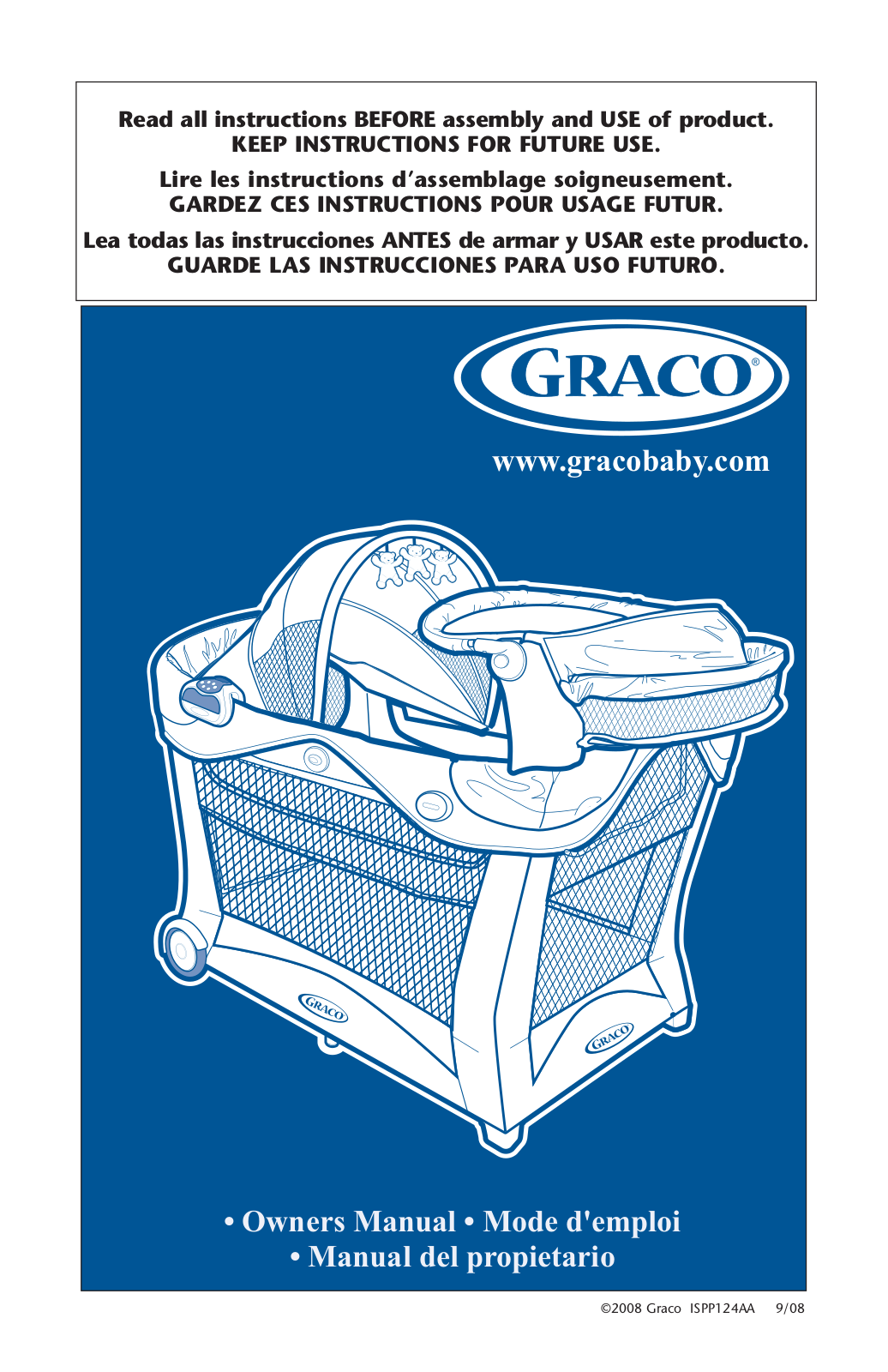 Graco ISPP124AA, 1759691, 1751956, 1750167 User Manual