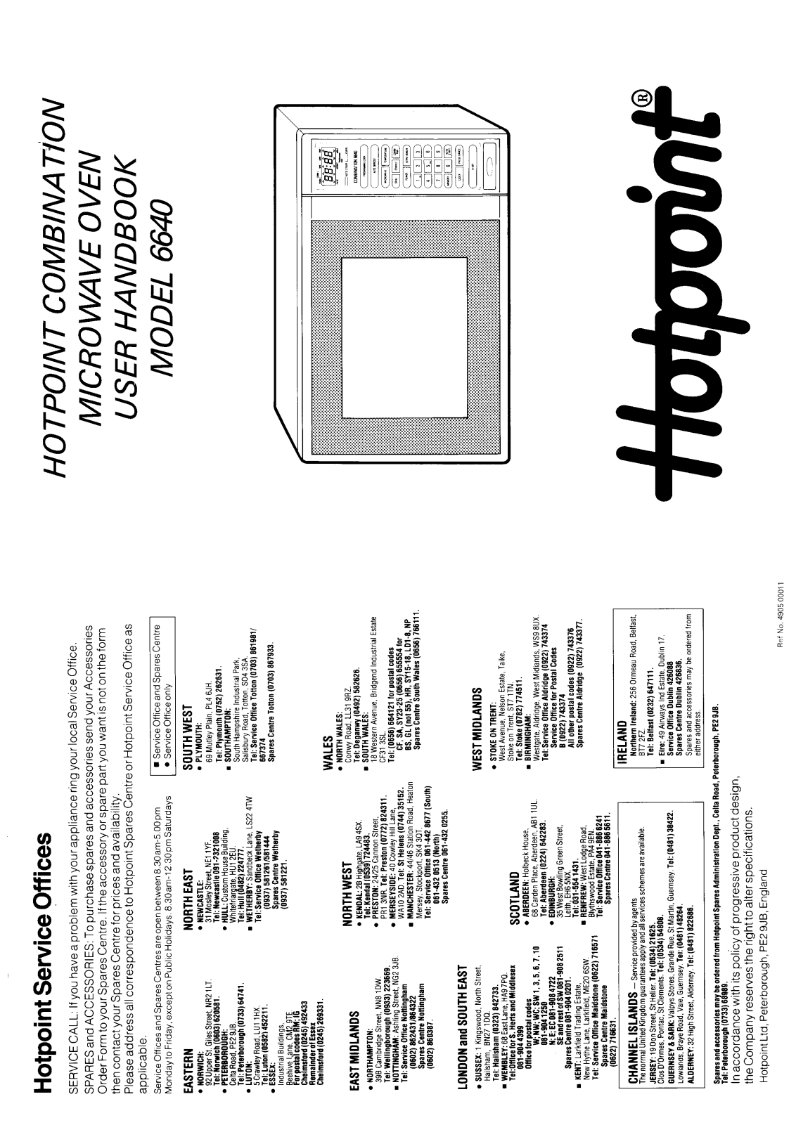 Hotpoint 6640 User Manual