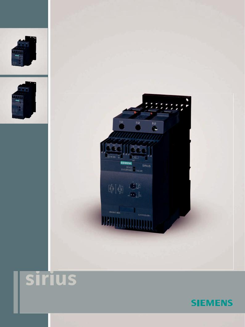 Siemens 3RW30, 3RW40 User Manual