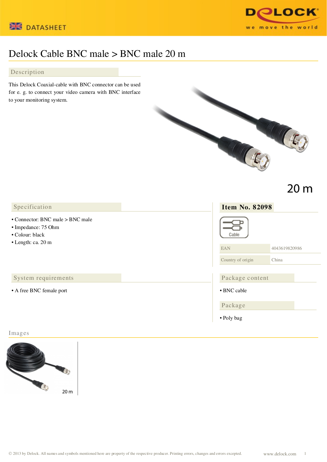 DeLOCK 82098 User Manual