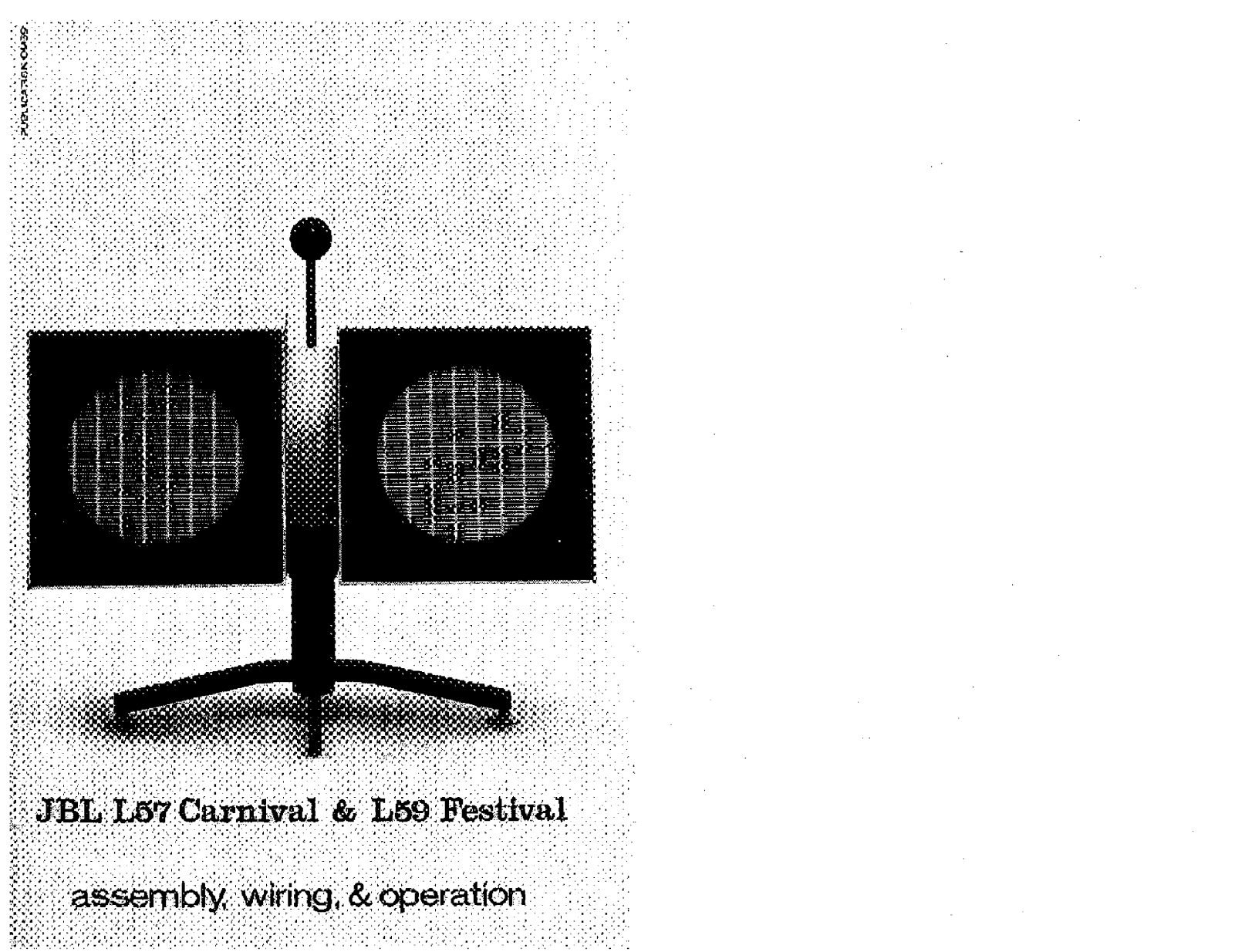 JBL L57, L57 FESTIVAL, L59 CARNIVAL, L59 FESTIVAL, L59 User Manual