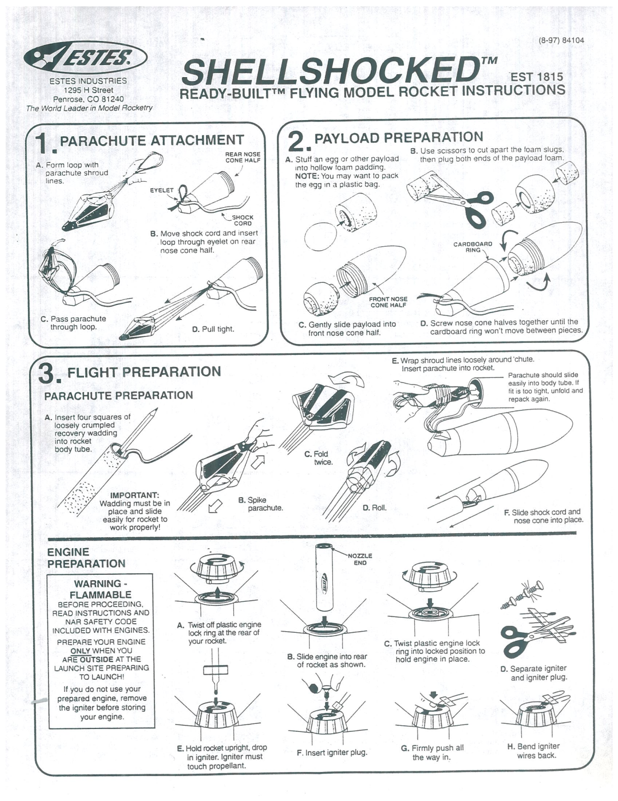 ESTES EST 1815 User Manual