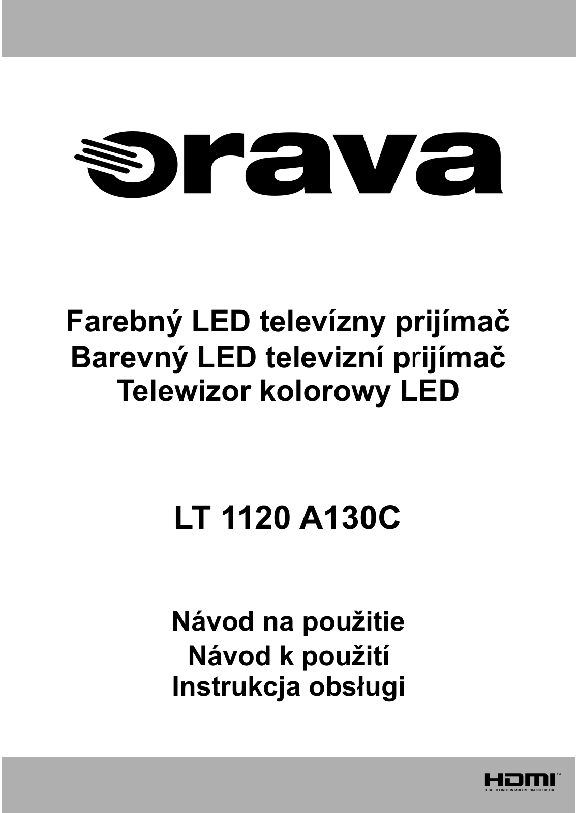 Orava LT-1120 User Manual