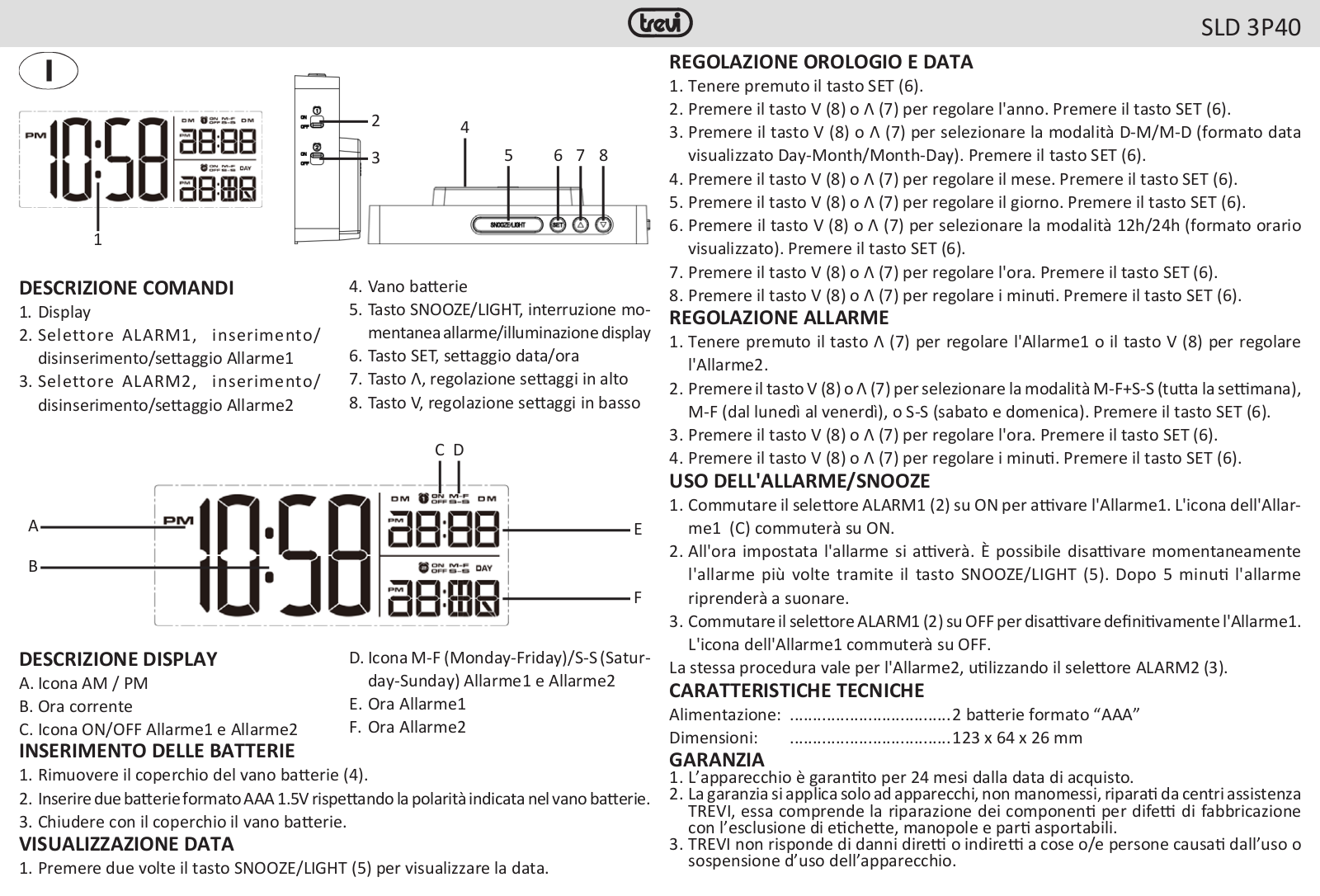 Trevi SLD 3P40 User guide - ManualMachine.com