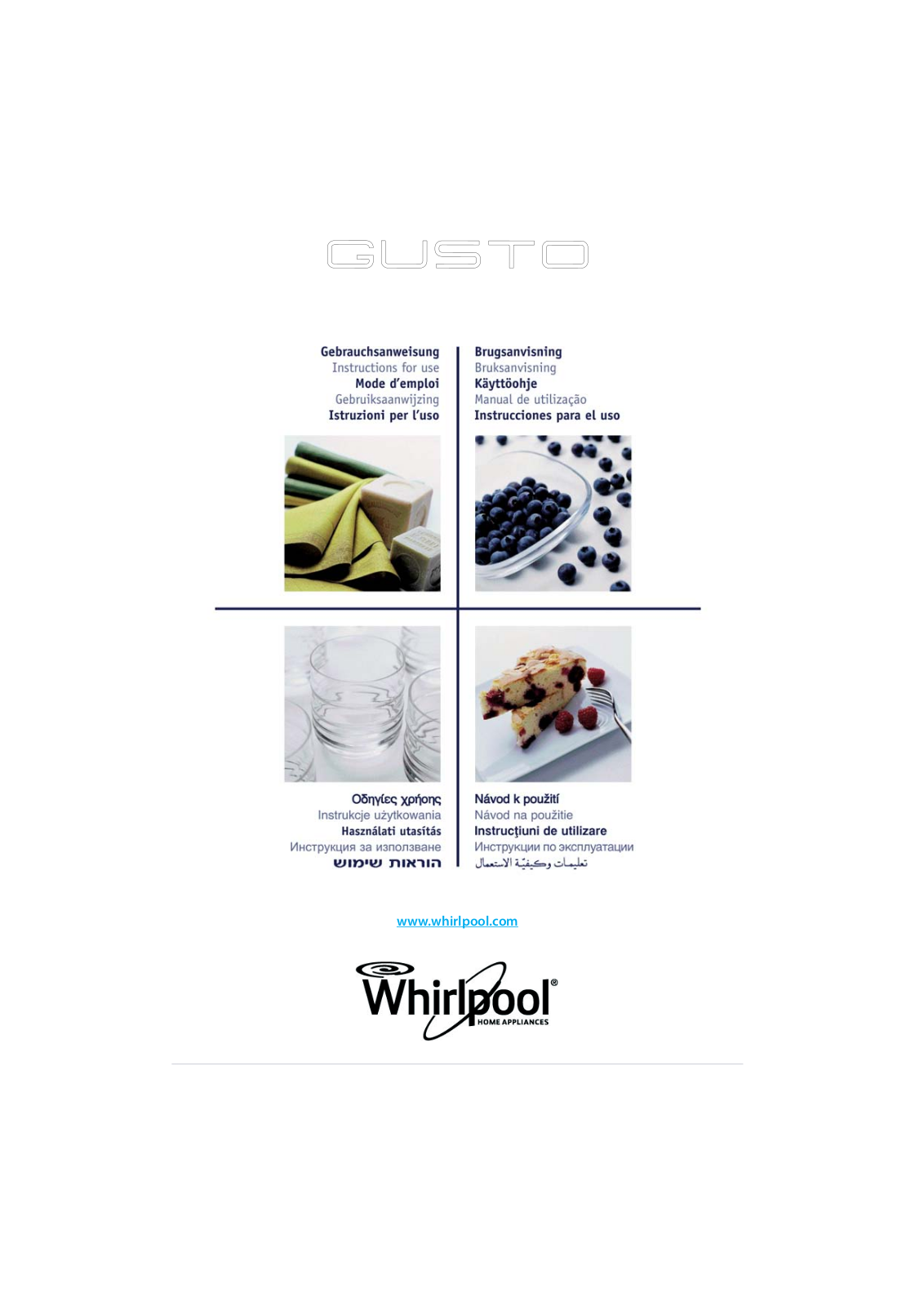 Whirlpool GT 287 User Manual