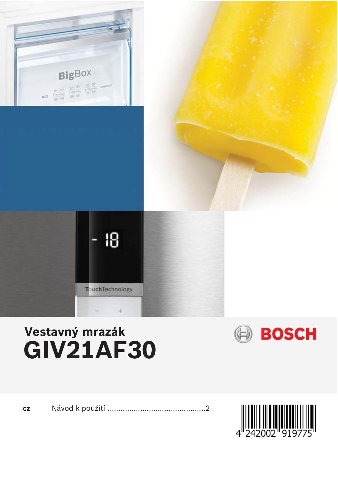 Bosch GIV21AF30 User Manual