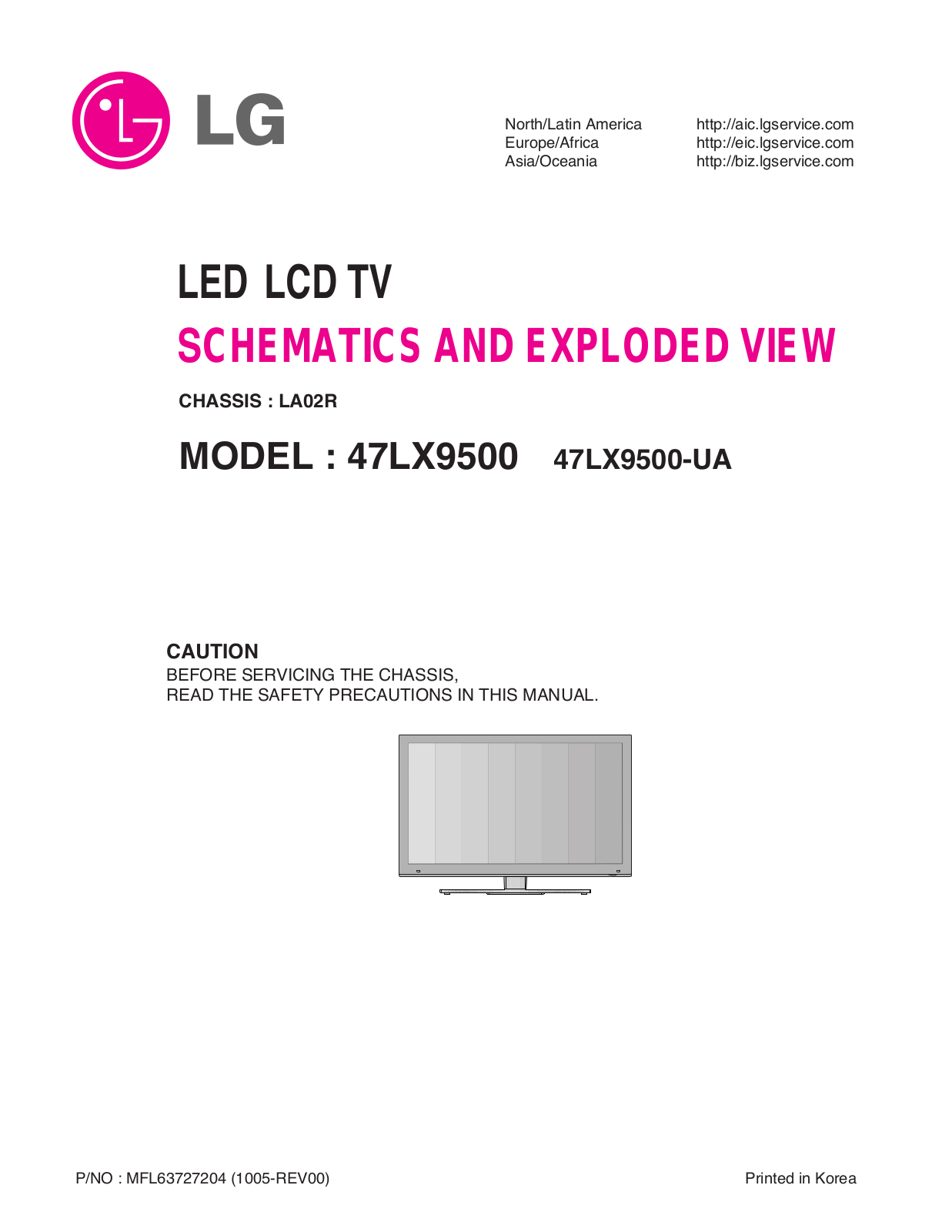 LG 47LX9500 Schematic
