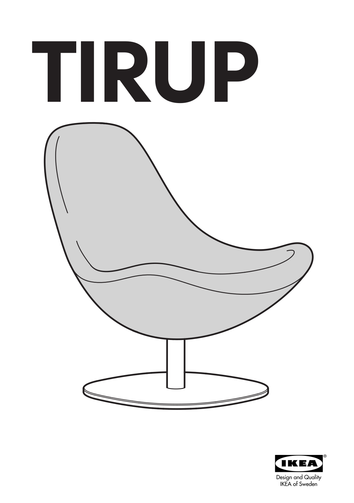 IKEA TIRUP CHAIR User Manual