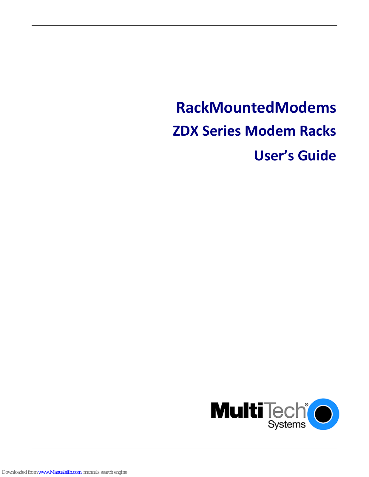 Multitech ZDX User Manual