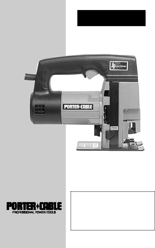 Porter-Cable 7549 User Manual