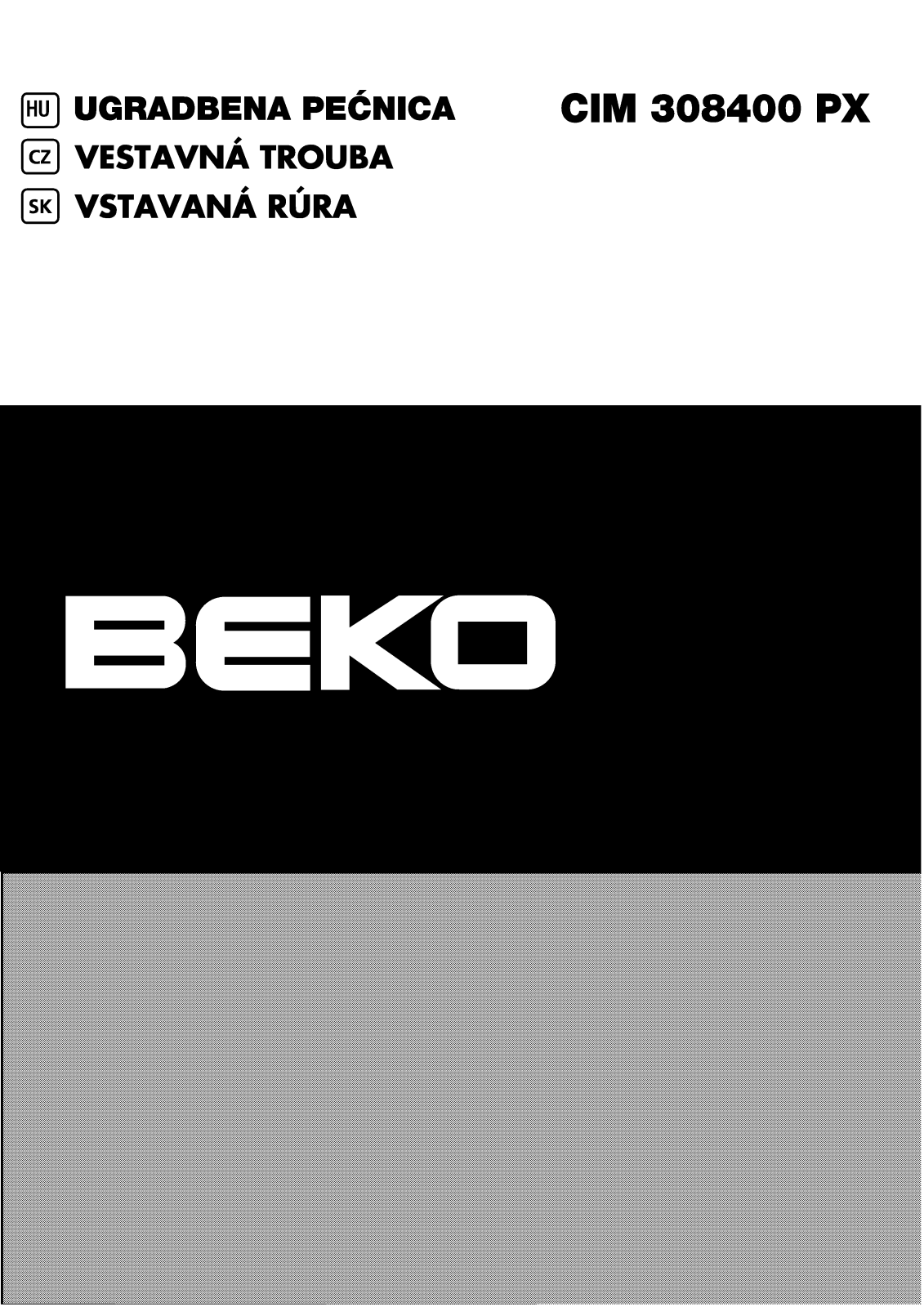 Beko CIM 308400 PX User Manual