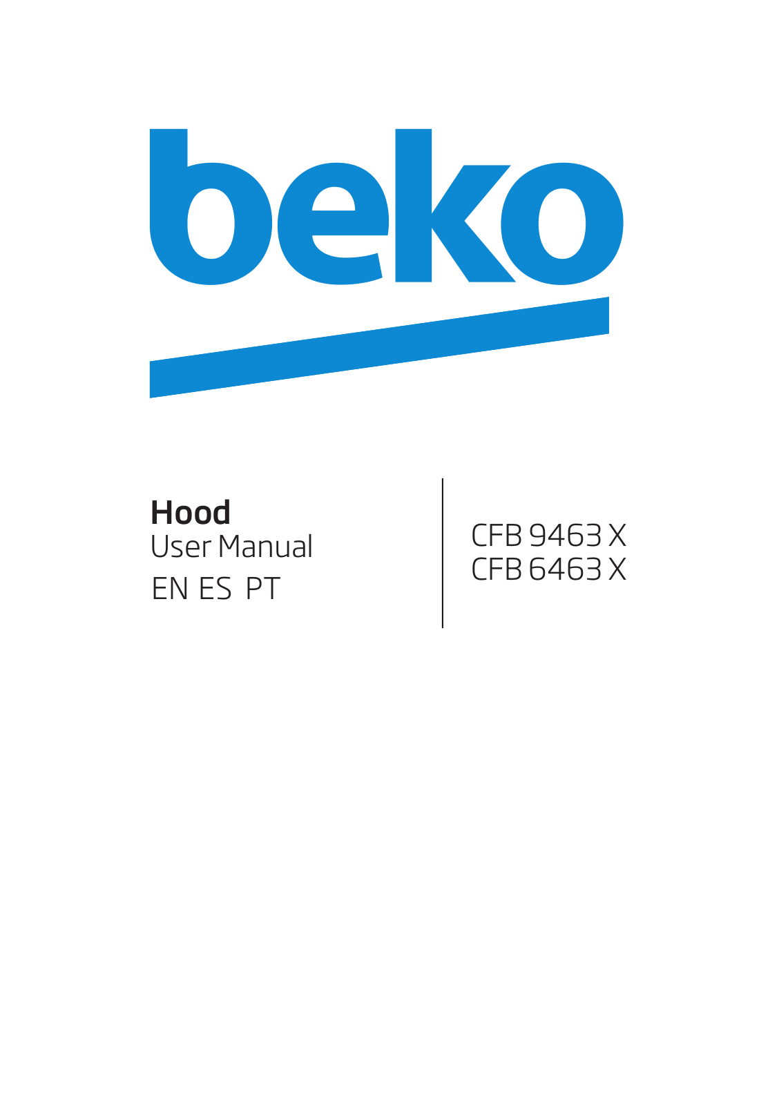 Beko CFB 9463 X, CFB 6463 X User manual