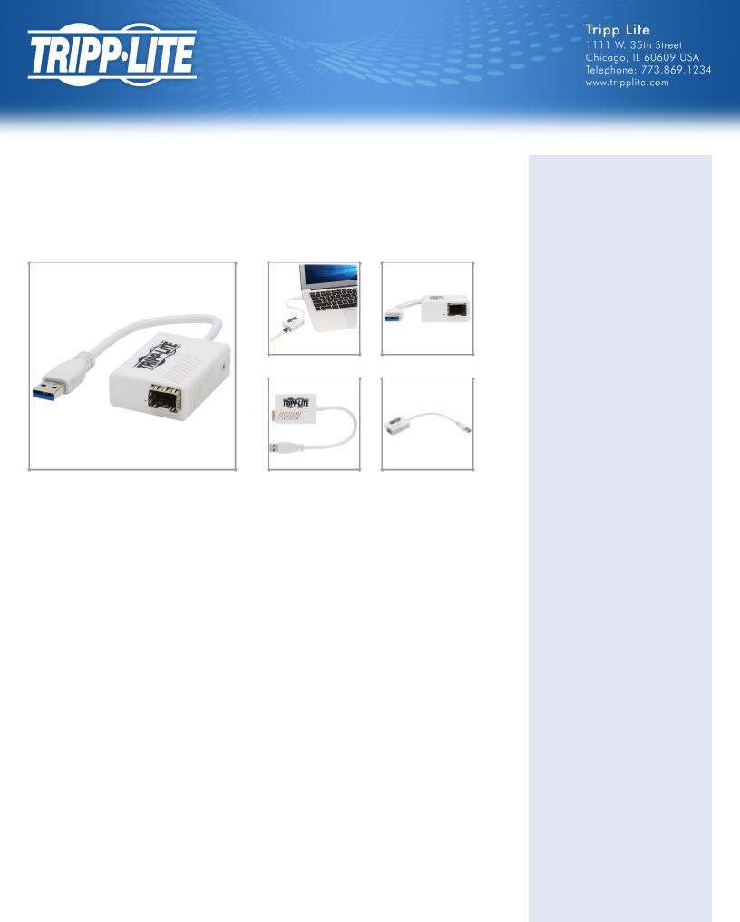 Tripp Lite U336-1G-SFP User Manual