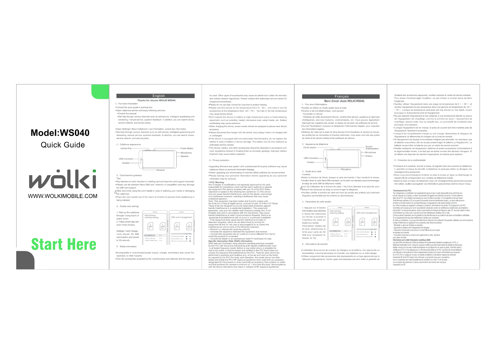 Worldwide telecom WS040 User Manual