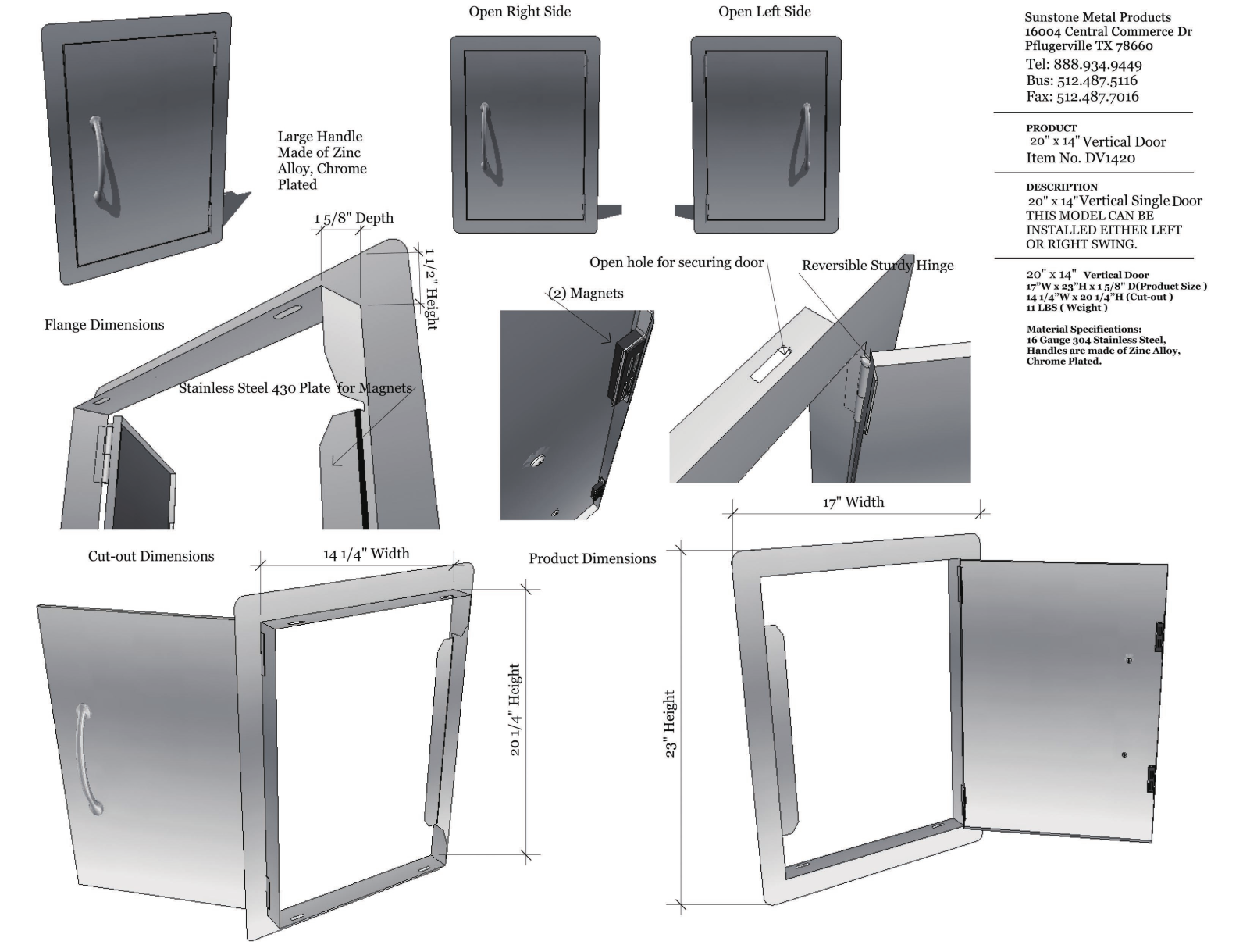 Sunstone DV1420 Specifications