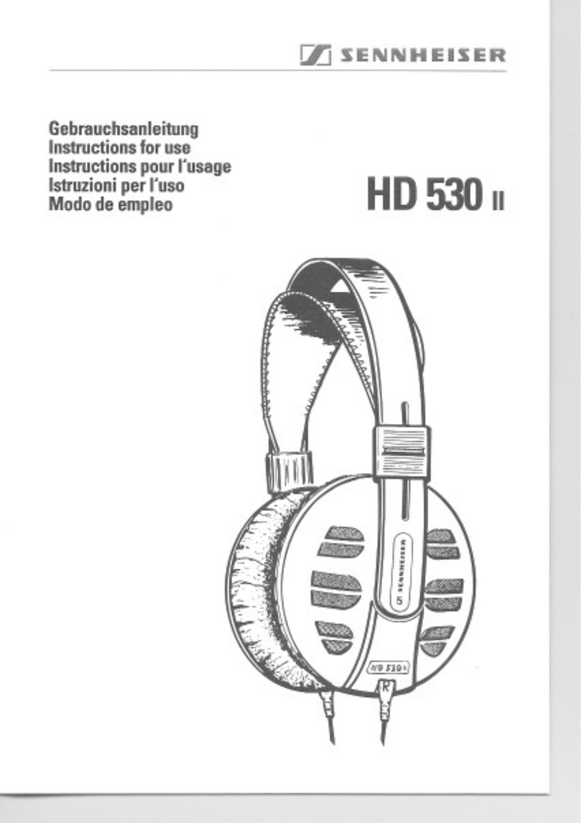 Sennheiser HD 530 User Manual