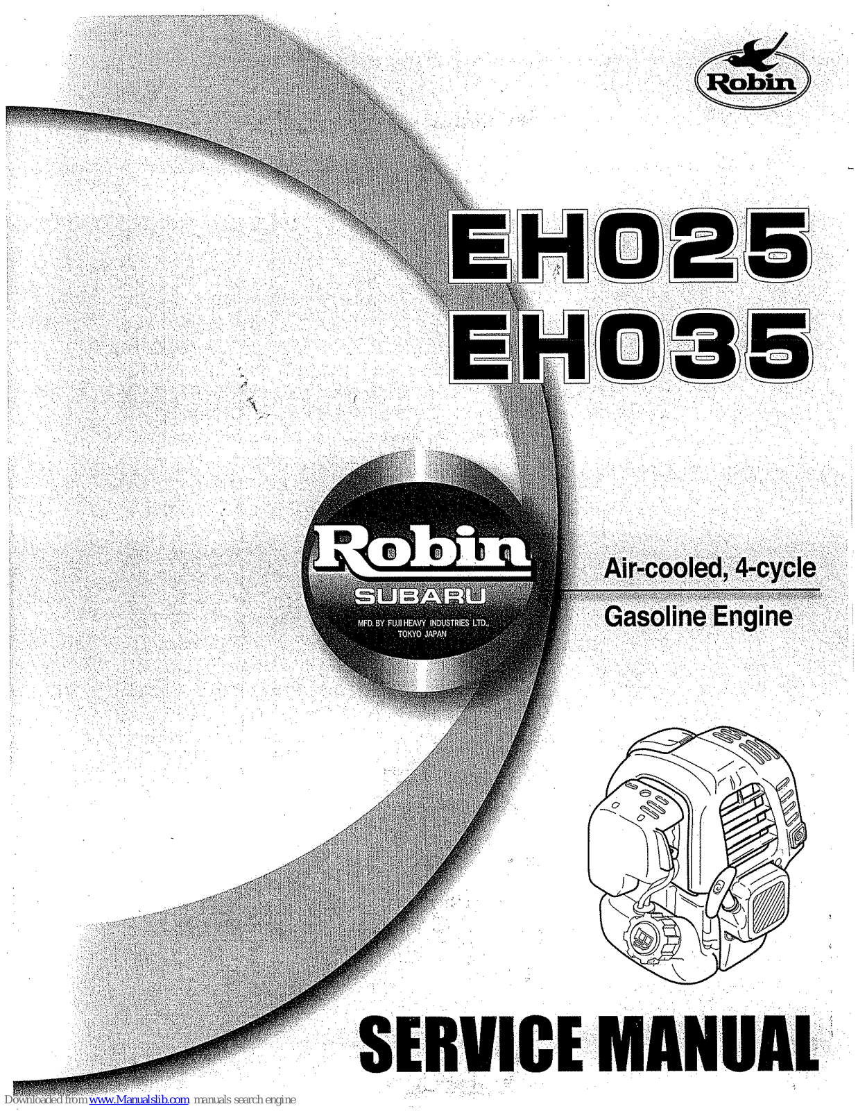 Robin EHO25, EHO35 Service Manual