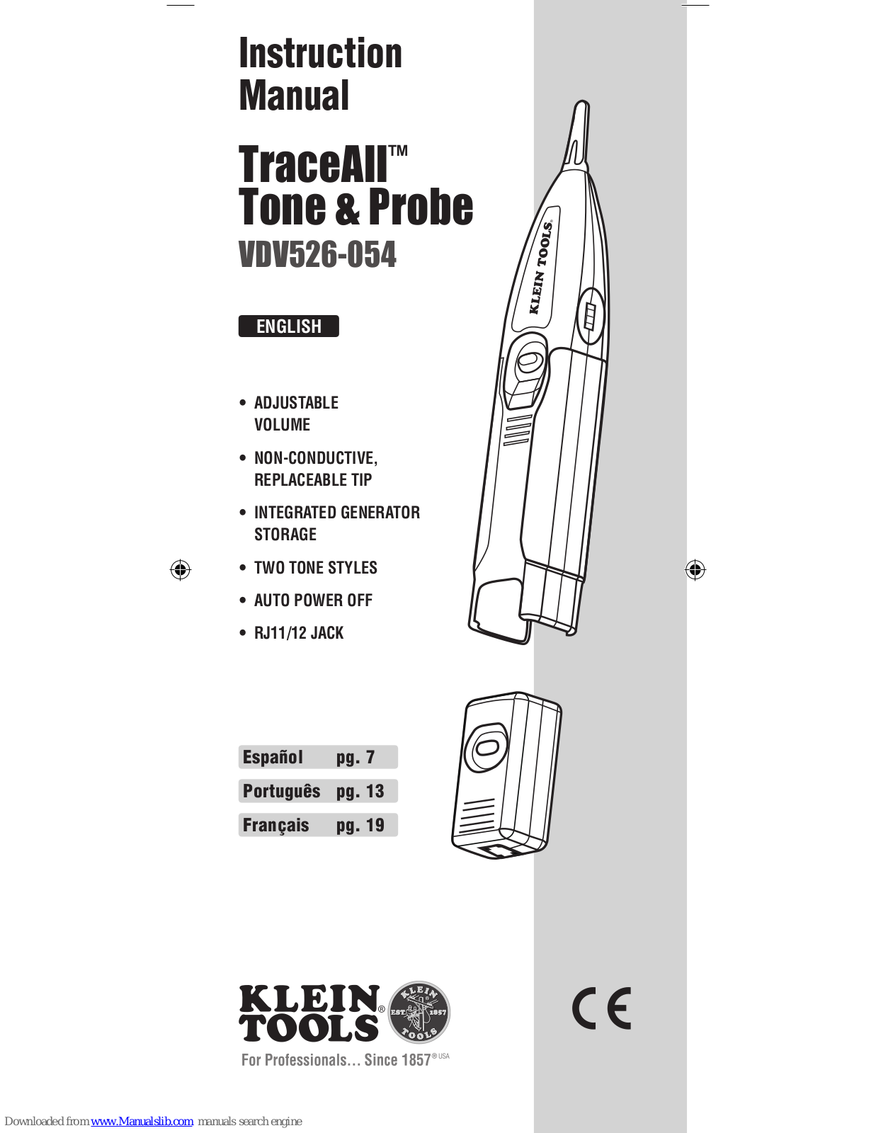 Klein Tools TraceAll VDV526-054 Instruction Manual