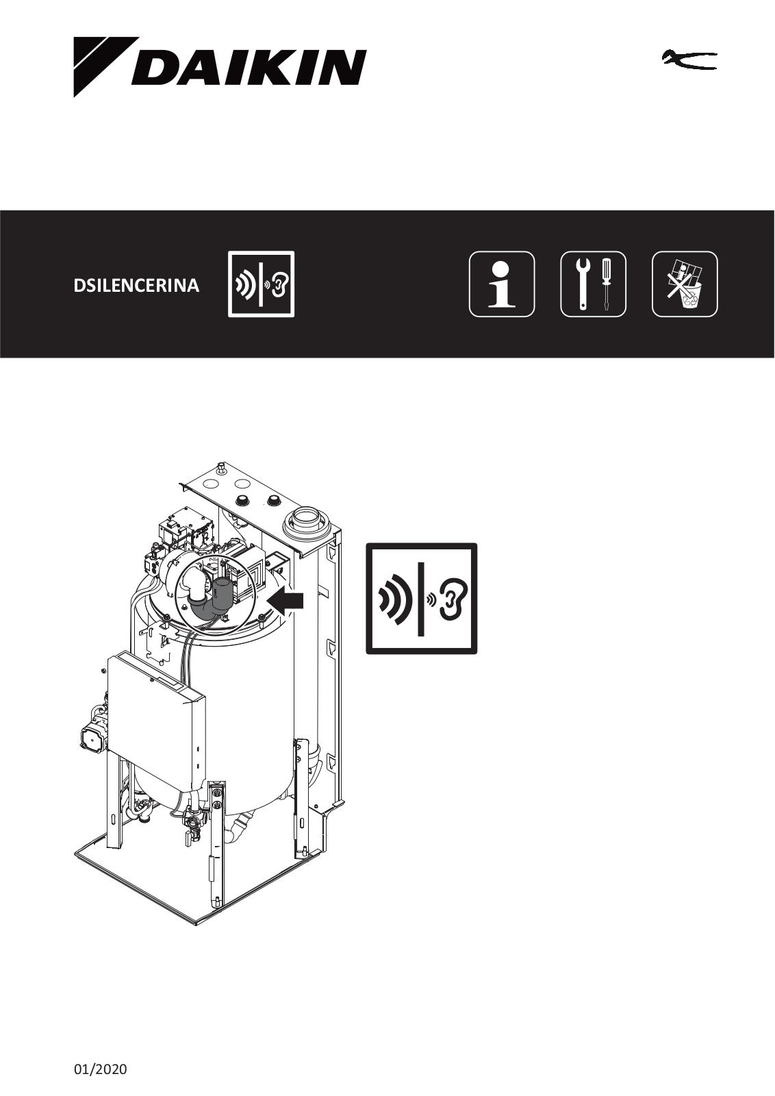 Daikin DSILENCERINA Installation manuals