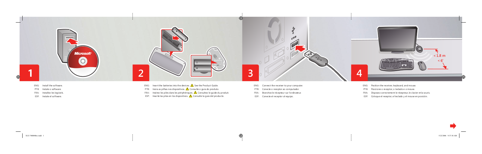 MICROSOFT Wireless Optical Desktop 1000 User Manual