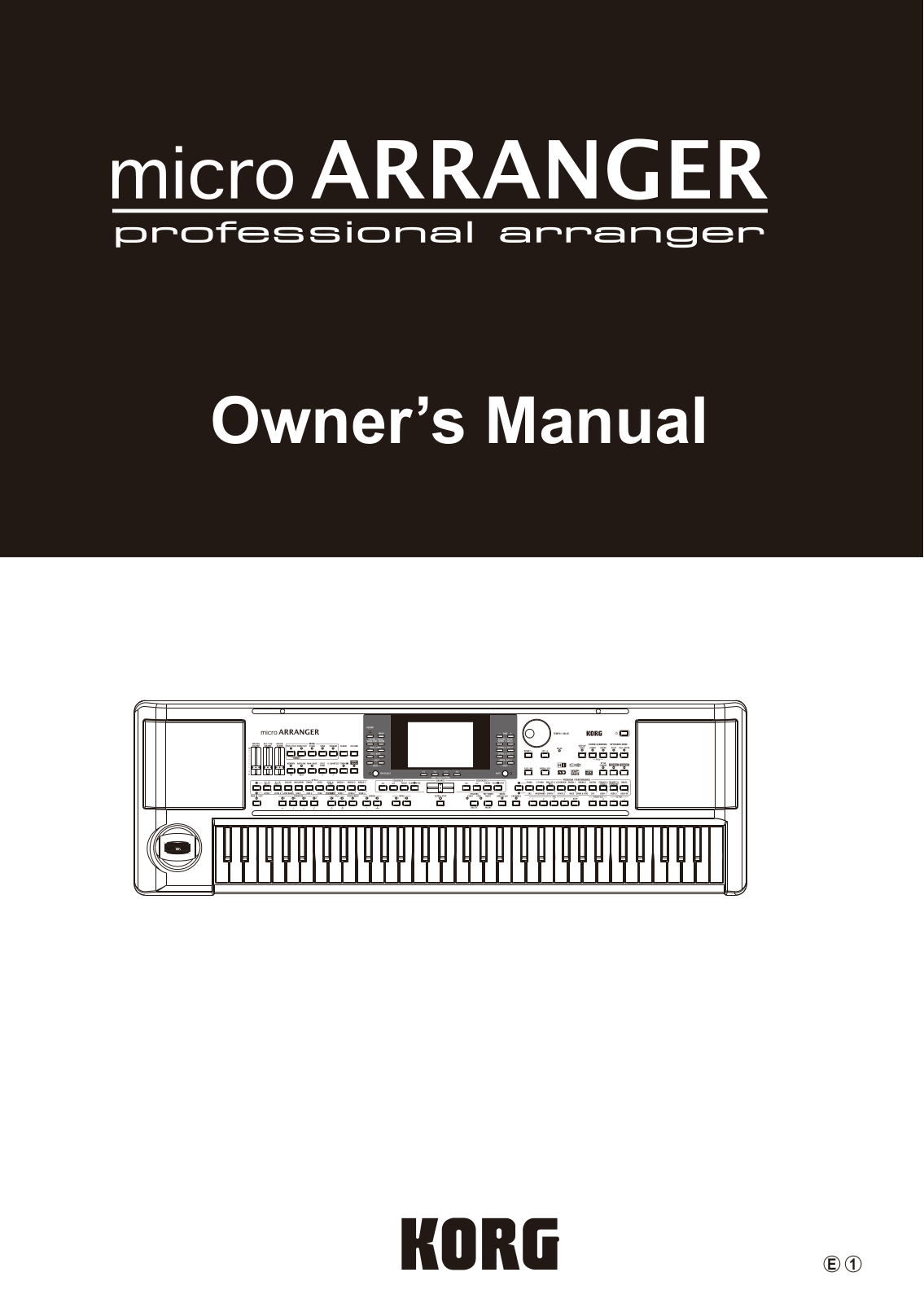 Korg MAR1 User manual