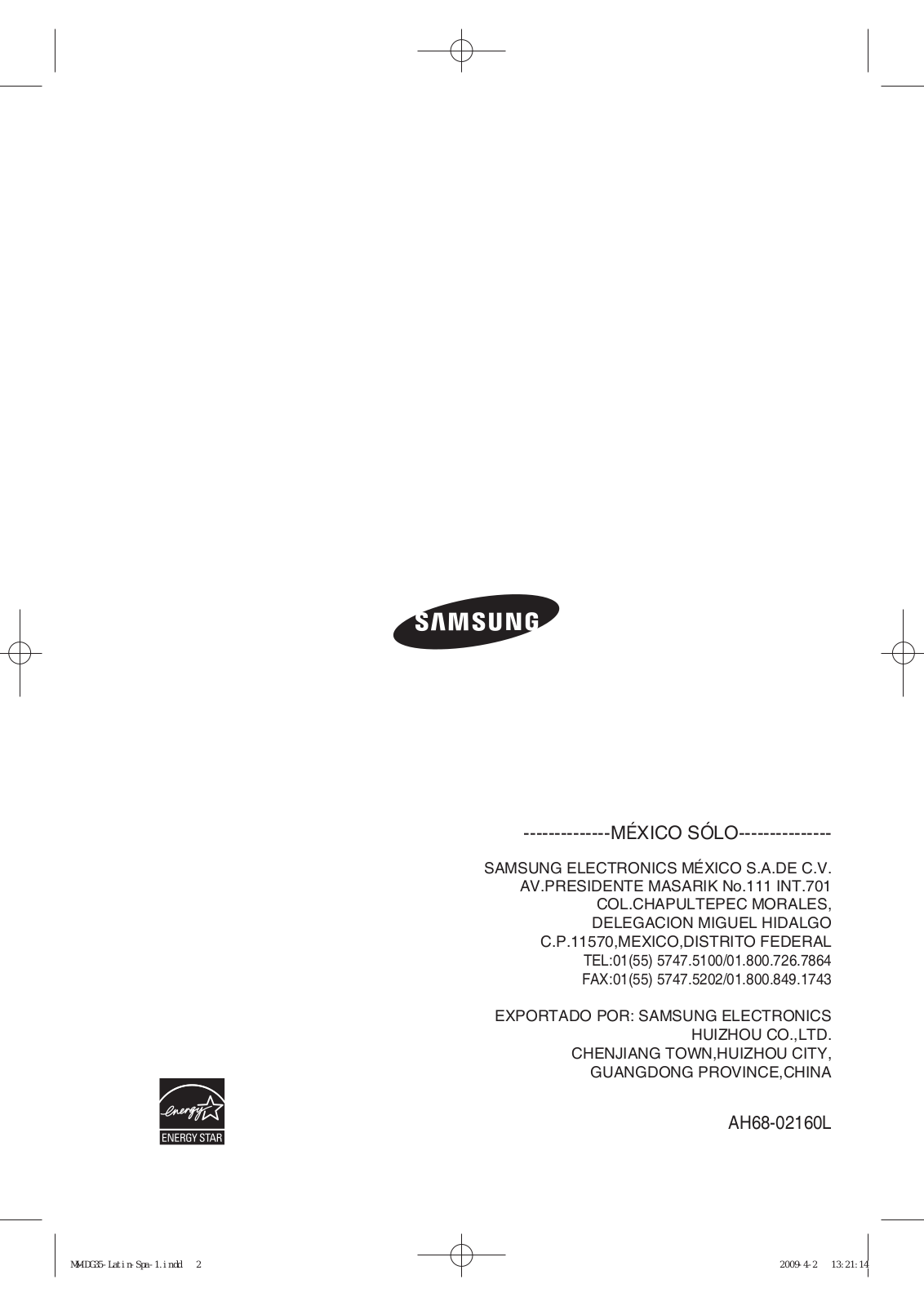 Samsung MM-DG35T, MM-DG36 User Manual