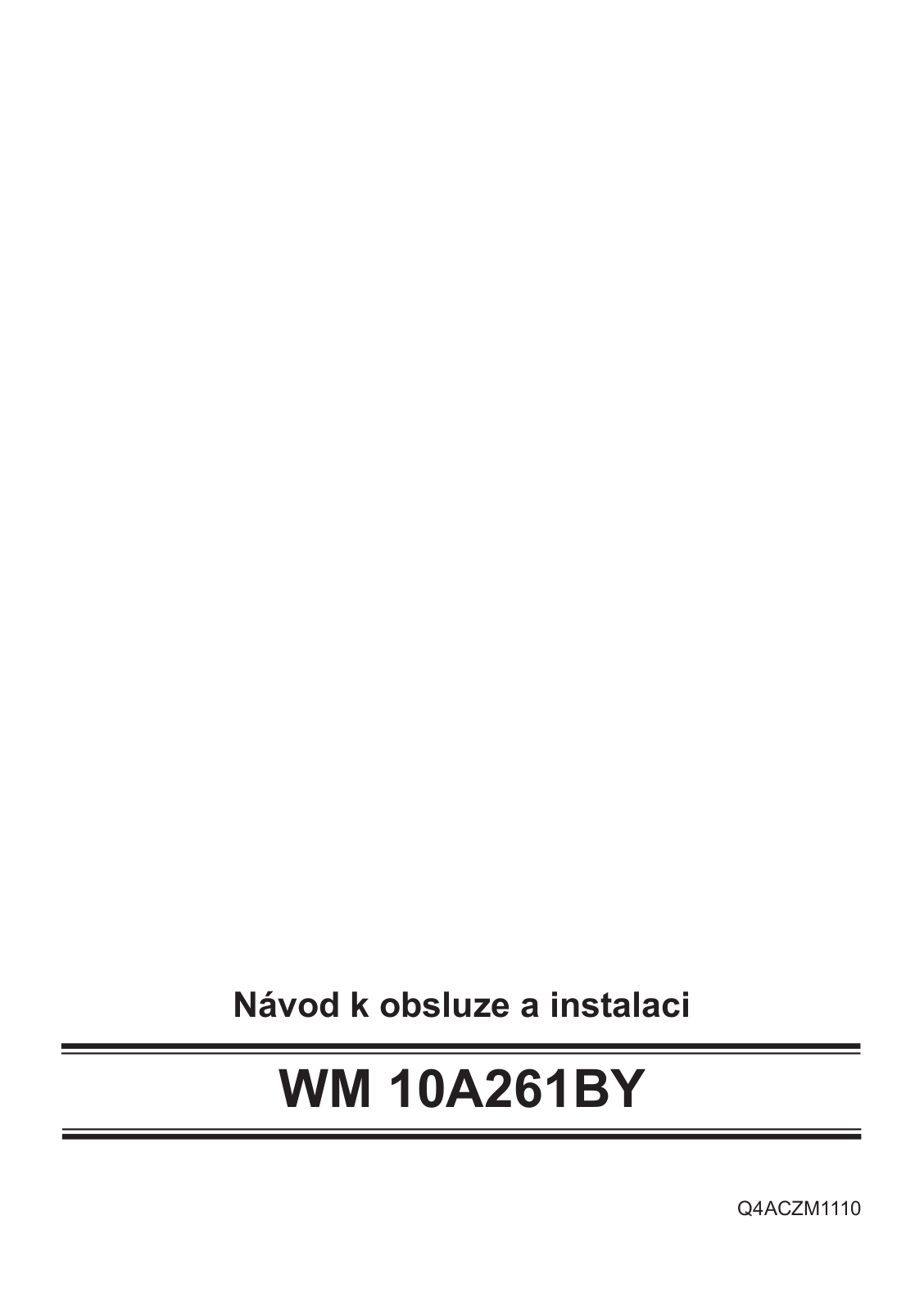 Siemens WM 10A261 BY User Manual
