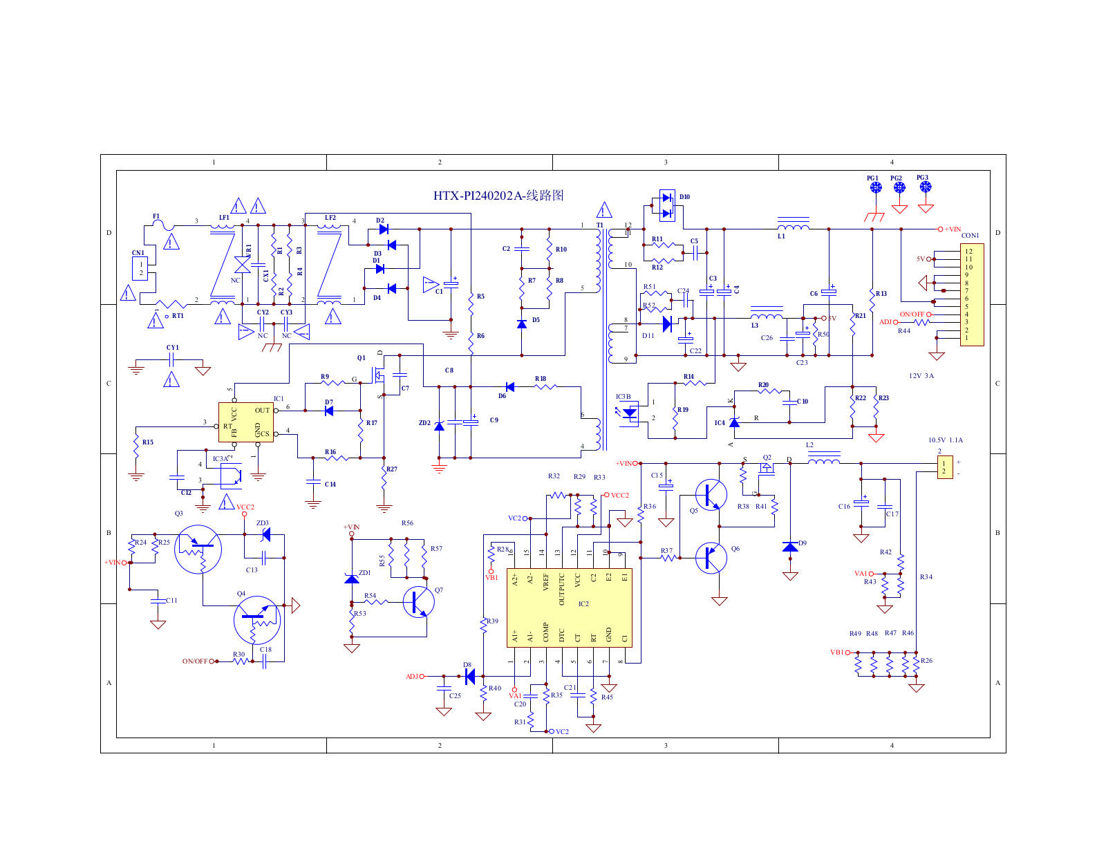 Supra HTX-PI240202, SCH-FLTV-19T9 Schematic