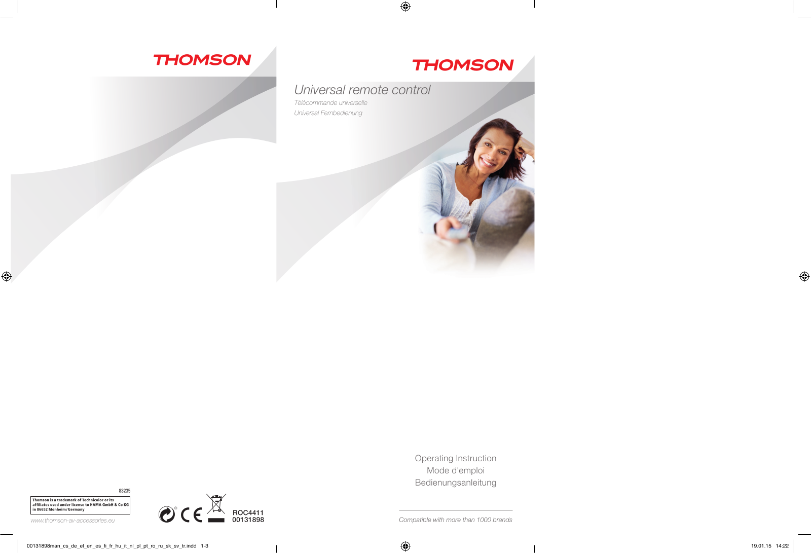 THOMSON ROC 4411 User Manual