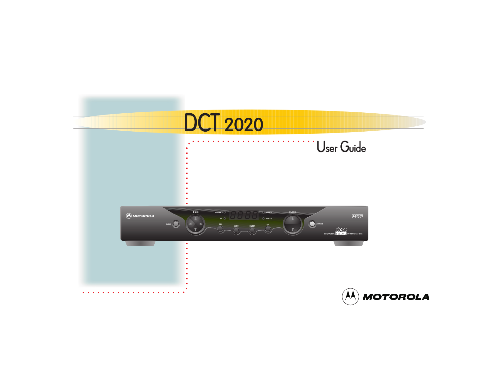 Motorola DCT 2020 User Manual