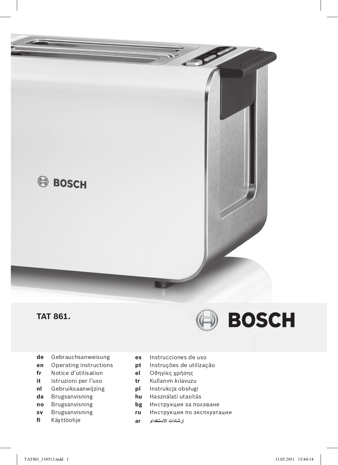 Bosch TAT 8611 User Manual