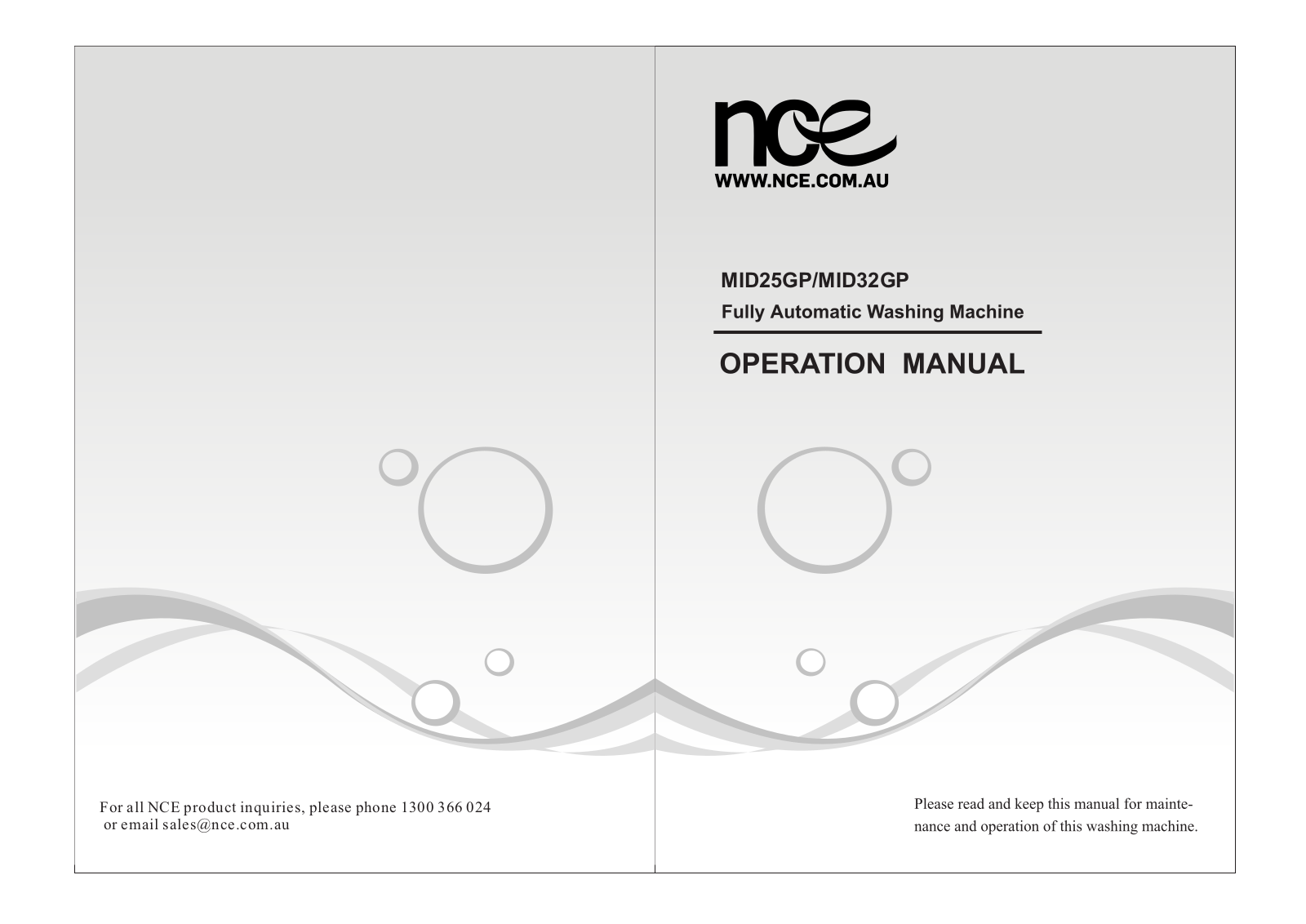 NCE MID32GP, MID25GP User Manual - ManualMachine.com