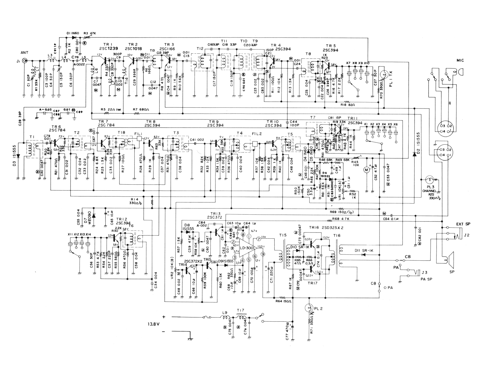 Midland 13-862b Schematic