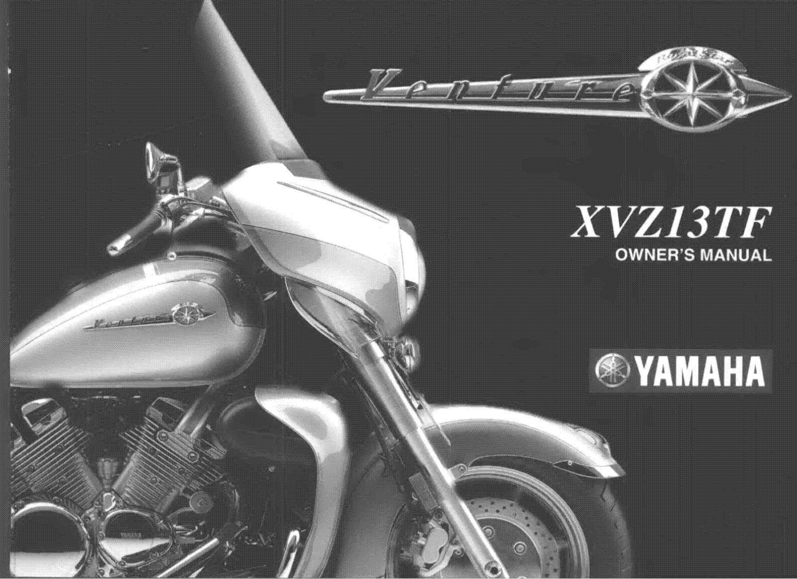 Yamaha XVZ13 TF 2000 Owner's manual