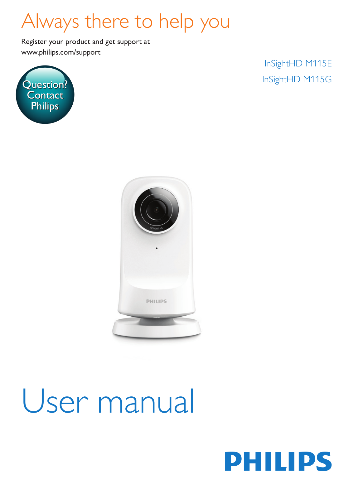 Philips InSightHD M115E, InSightHD M115G User Manual