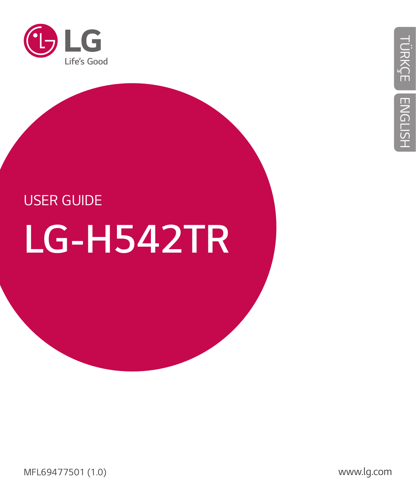 LG LGH542TR Owner's Manual