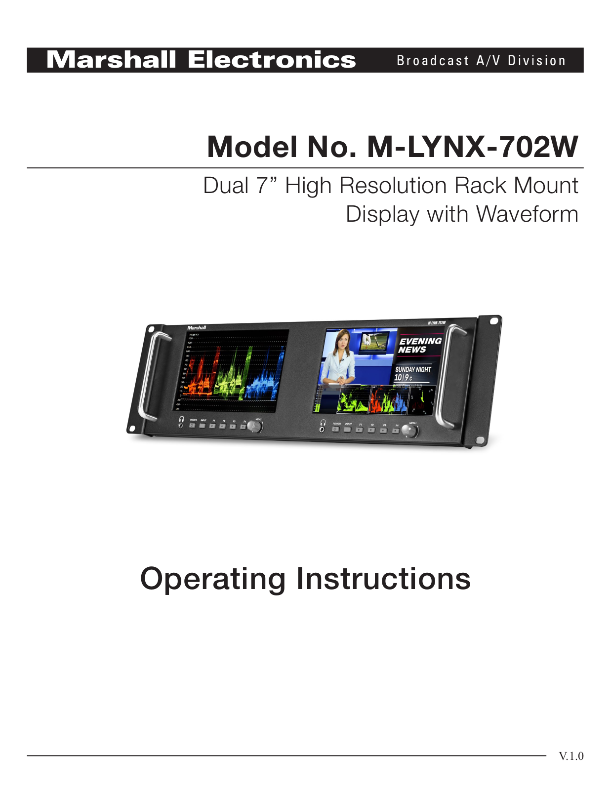 Marshall Electronics M-LYNX-702W User Manual