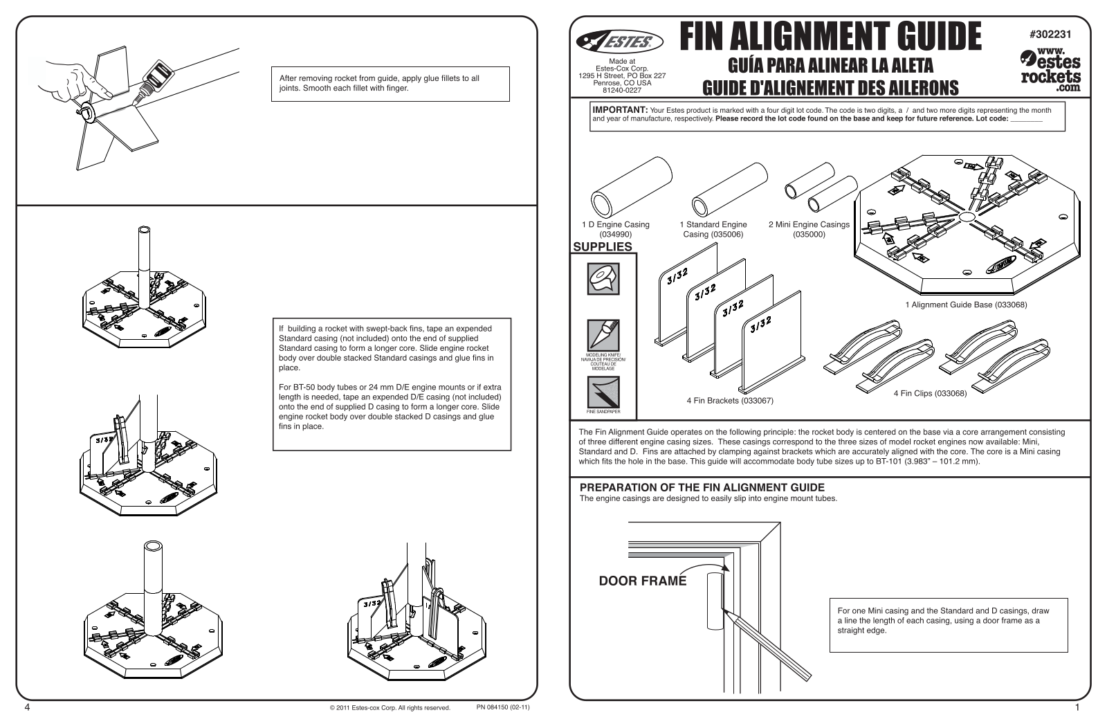 ESTES Fin Alignment User Manual