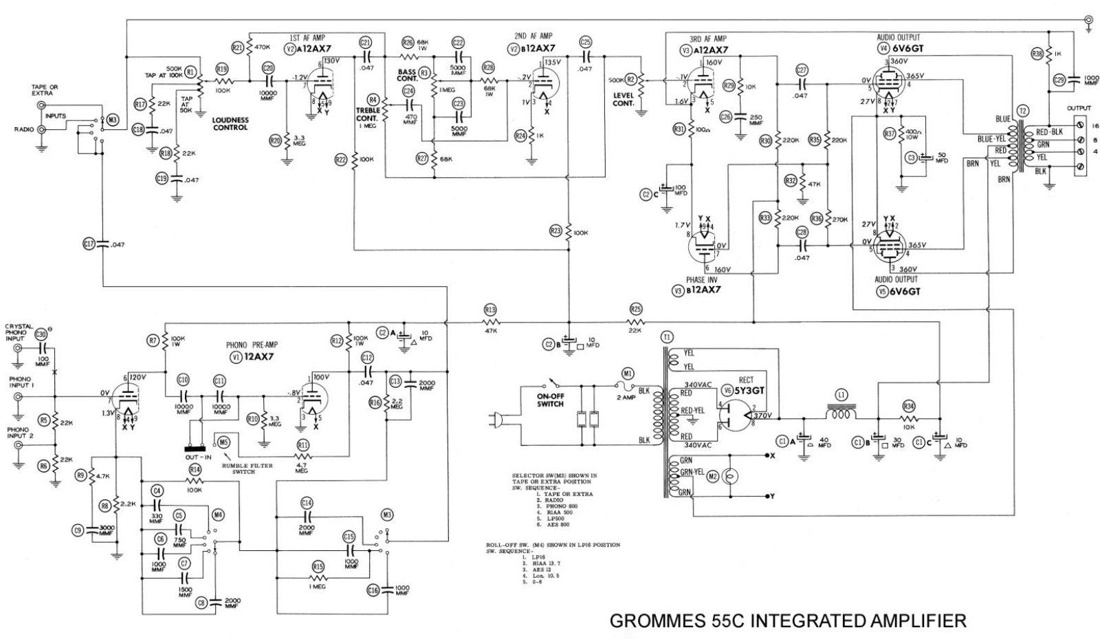 Grommes 55C Schematic - ManualMachine.com